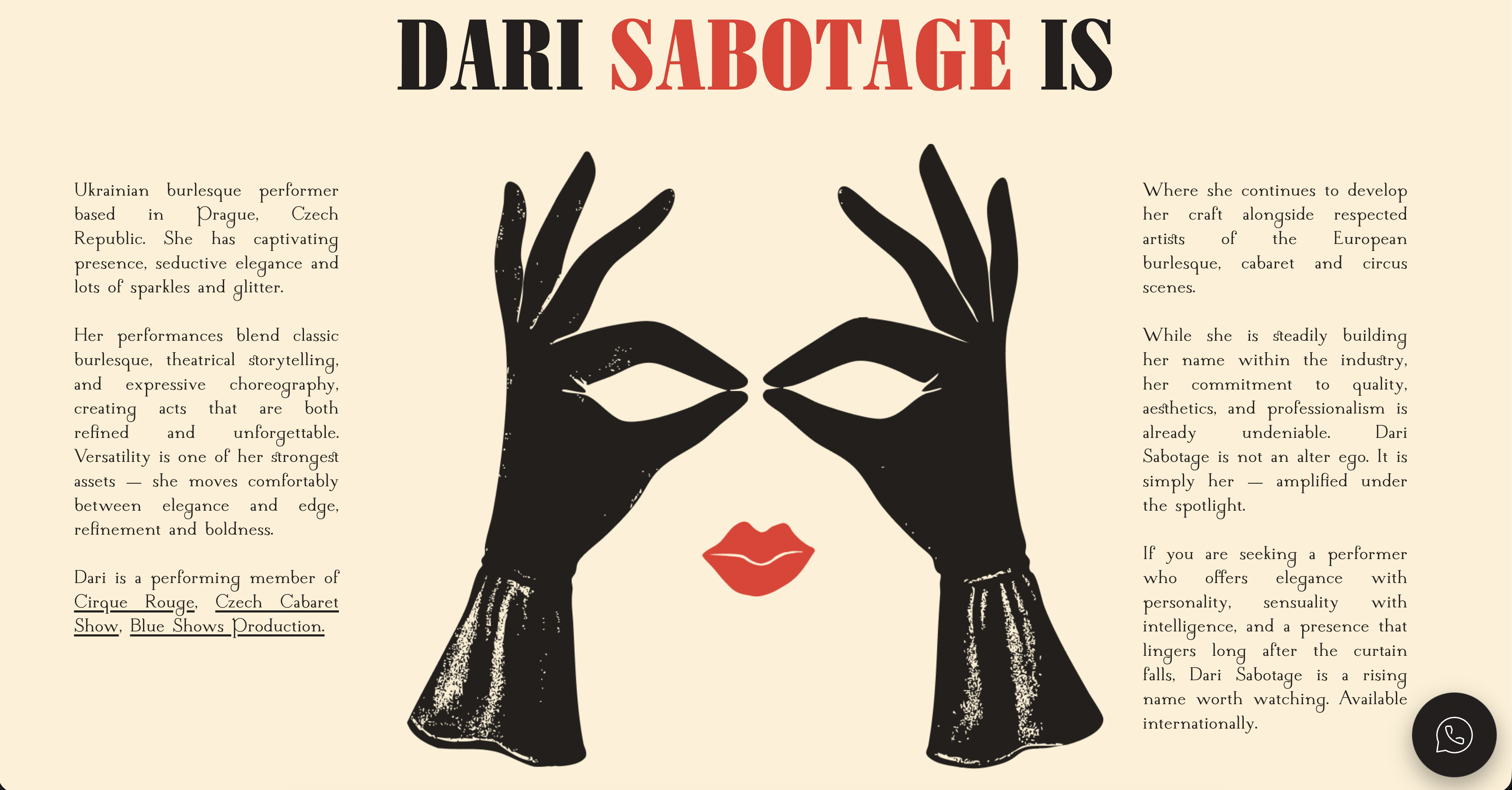 Dari Sabotage interface shot 2