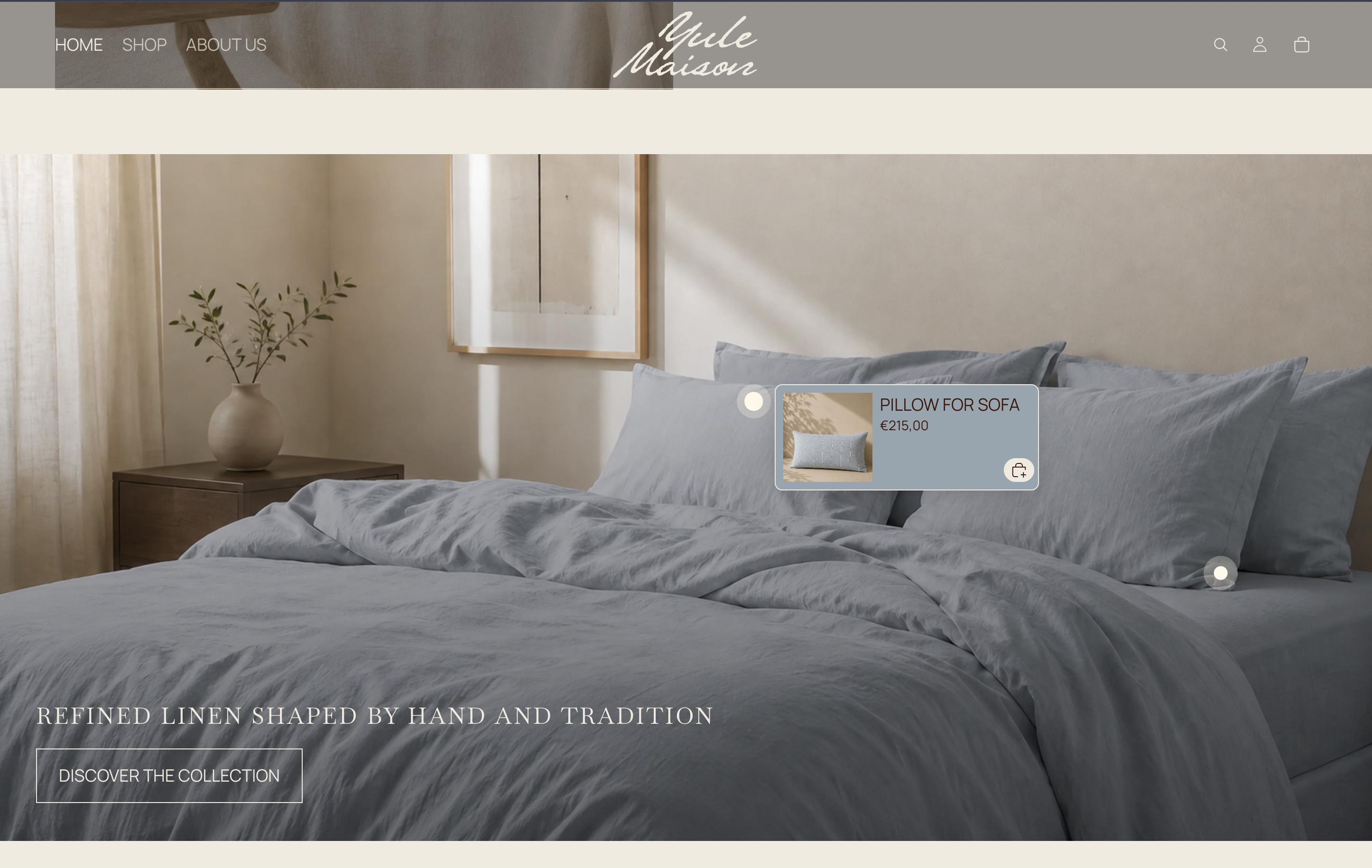 Yule Maison interface shot 3